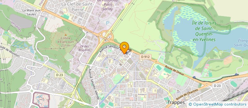 localisation de l'entreprise MONSIEUR TEX TAN  TRAPPES