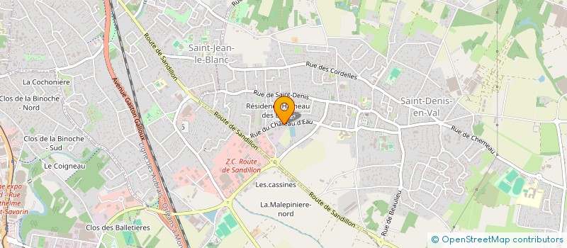 localisation de l'entreprise MONSIEUR TEXEIRA MIRANDA à SAINT-DENIS-EN-VAL