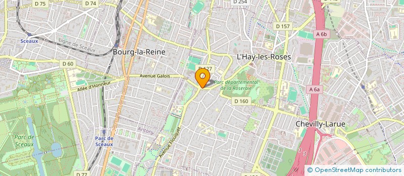 localisation de l'entreprise MONSIEUR TEYI LAWSON  L'HAY-LES-ROSES