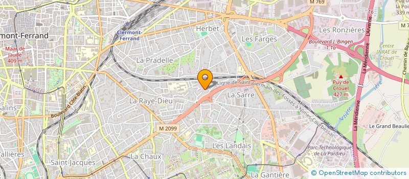 localisation de l'entreprise MONSIEUR TEYWA OZIOL  CLERMONT-FERRAND