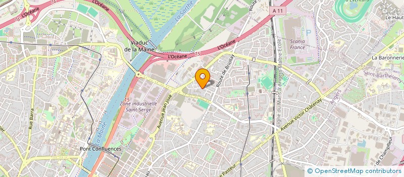 localisation de l'entreprise MONSIEUR THAANLABI DAOU à ANGERS