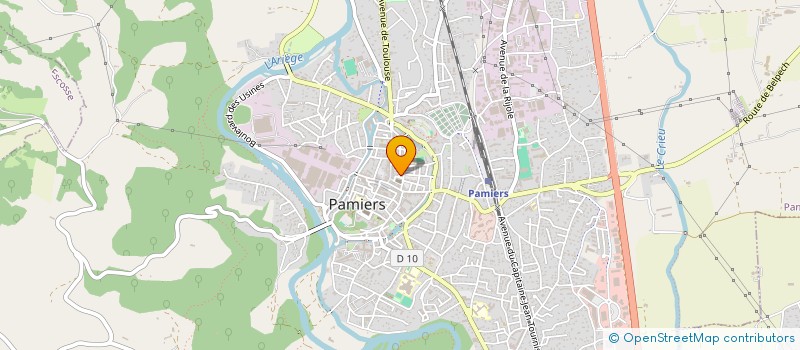 localisation de l'entreprise MONSIEUR THABET AMRI à PAMIERS
