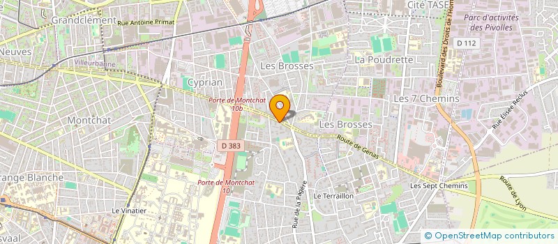 localisation de l'entreprise MONSIEUR THADEE POLAK  BRON