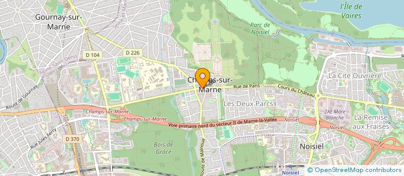 localisation de l'entreprise MONSIEUR THAI BACH  CHAMPS-SUR-MARNE