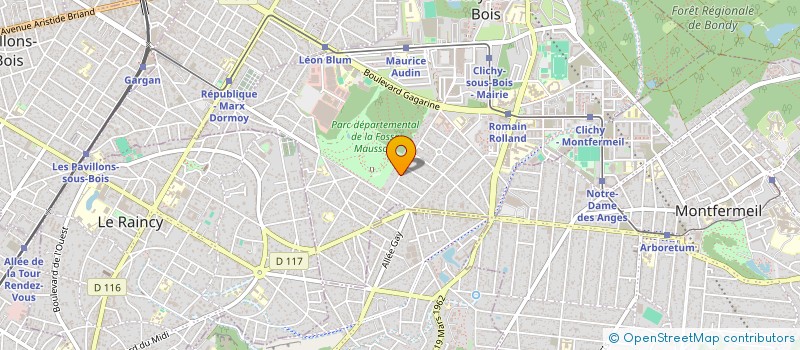 localisation de l'entreprise MONSIEUR THAI CLEMENT à CLICHY-SOUS-BOIS