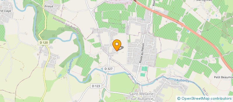 localisation de l'entreprise MONSIEUR THAIS BINET  SAINT-MELAINE-SUR-AUBANCE