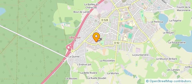 localisation de l'entreprise MONSIEUR THAIS LUTTON  LIFFRE