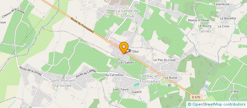 localisation de l'entreprise MONSIEUR THAITHONE SENGDEUANE  CADILLAC-EN-FRONSADAIS