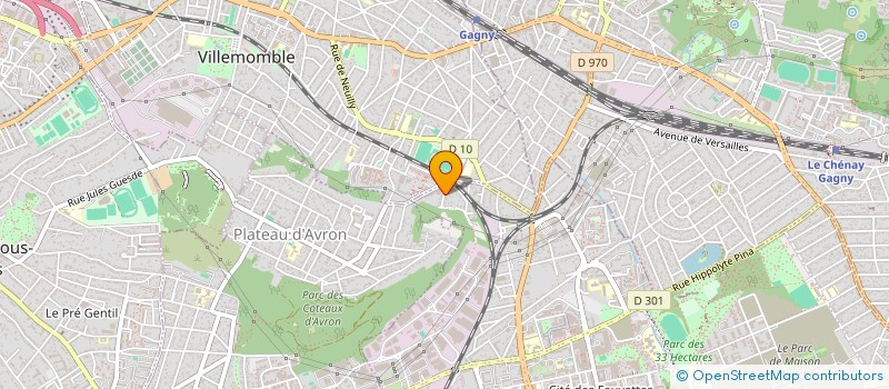 localisation de l'entreprise MONSIEUR THALISON RIBEIRO DA COSTA à NEUILLY-SUR-MARNE