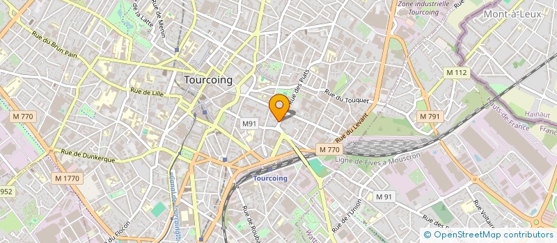 localisation de l'entreprise MONSIEUR THAMER BEN AMOR  TOURCOING