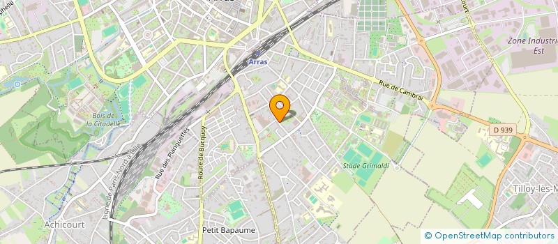 localisation de l'entreprise MONSIEUR THAMER BEN BRAHIM à ARRAS