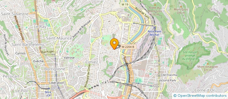 localisation de l'entreprise MONSIEUR THAMEUR ARFA à NICE