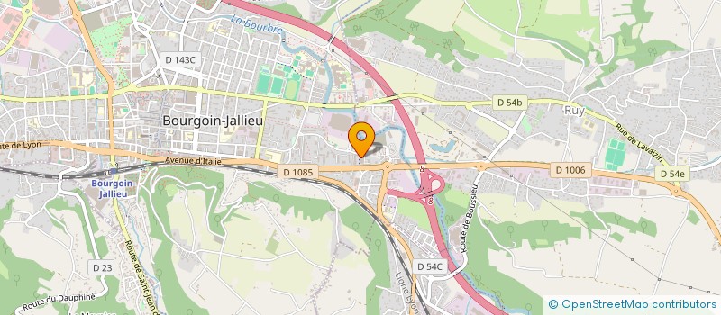 localisation de l'entreprise MONSIEUR THAMEUR BENKHORIS  BOURGOIN-JALLIEU