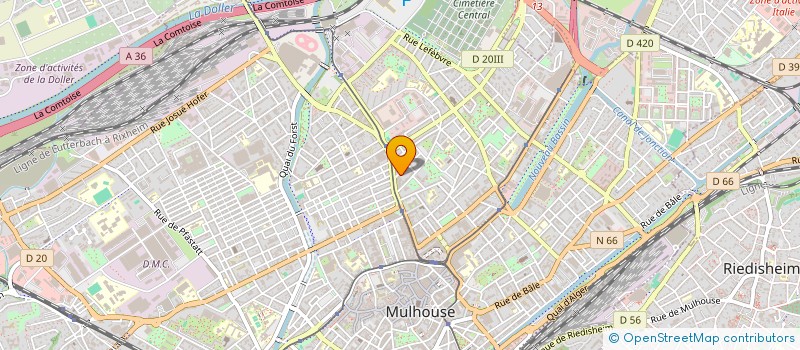 localisation de l'entreprise MONSIEUR THAMEUR MOHAMED FOUAD  MULHOUSE