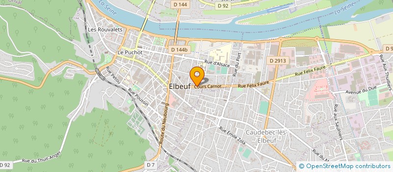 localisation de l'entreprise MONSIEUR THAMEUR MOUSSA  ELBEUF