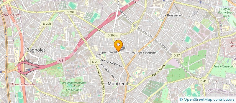 localisation de l'entreprise MONSIEUR THAMEUR OUNIS à MONTREUIL