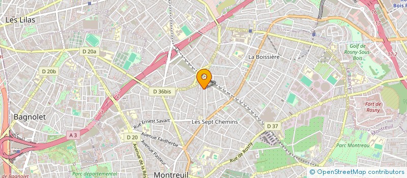 localisation de l'entreprise MONSIEUR THAMEUR SAID à MONTREUIL