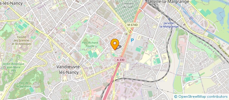 localisation de l'entreprise MONSIEUR THAMI LAHRACH  VANDUVRE-LES-NANCY