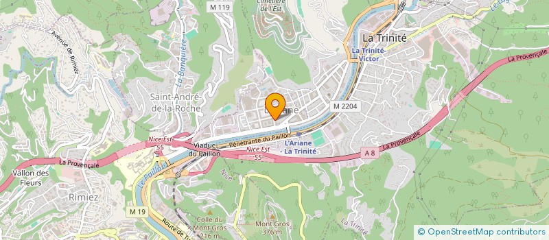 localisation de l'entreprise MONSIEUR THAMI OUAZZANI CHAHDI à NICE