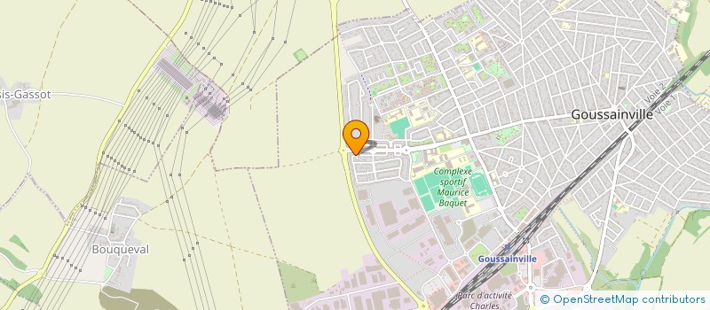 localisation de l'entreprise MONSIEUR THANARAJAH PONNIAH  GOUSSAINVILLE