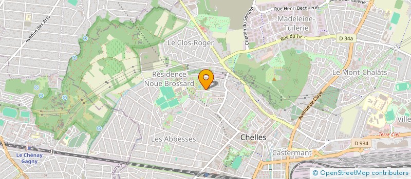 localisation de l'entreprise MONSIEUR THANESAN PONNAMPALAM  CHELLES