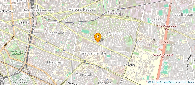 localisation de l'entreprise MONSIEUR THANG ZEPHIR à LYON