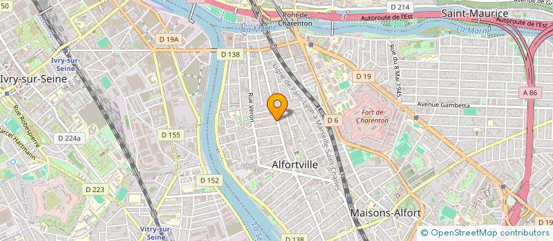 localisation de l'entreprise MONSIEUR THANGARAJAH PIRABAKARAN à ALFORTVILLE