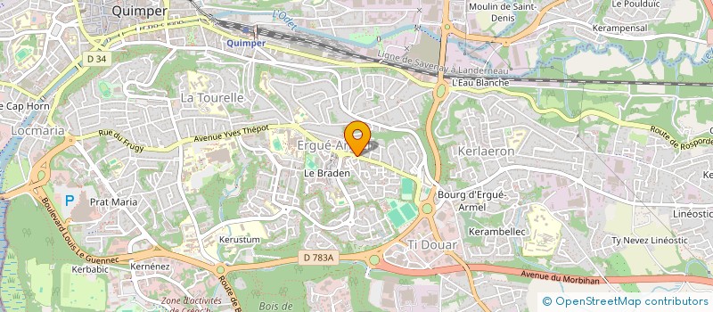 localisation de l'entreprise MONSIEUR THANH DO à QUIMPER