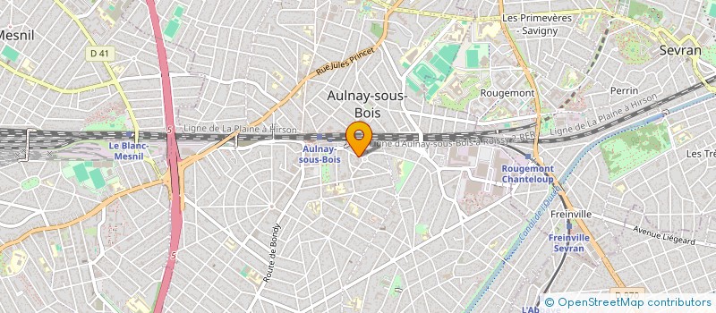localisation de l'entreprise MONSIEUR THANH-GIAO VU-HONG à AULNAY-SOUS-BOIS