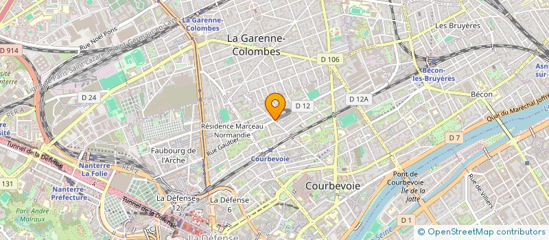 localisation de l'entreprise MONSIEUR THANH LE VAN  COURBEVOIE