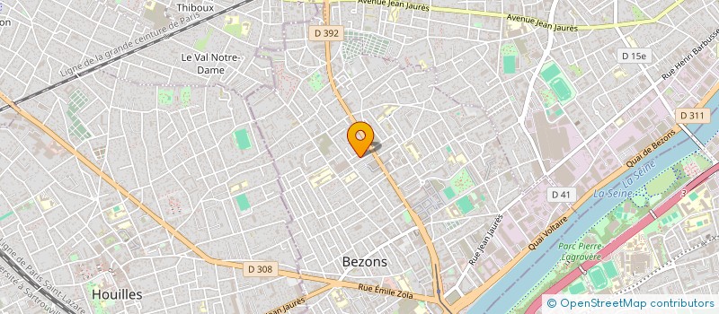 localisation de l'entreprise MONSIEUR THANH NAM NGUYEN  BEZONS