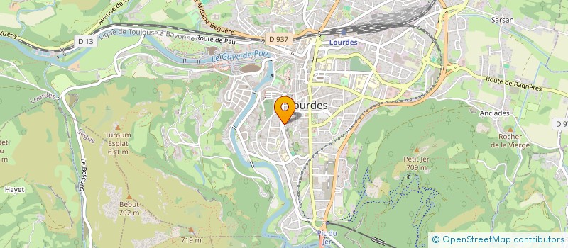 localisation de l'entreprise MONSIEUR THANH NGUYEN  LOURDES