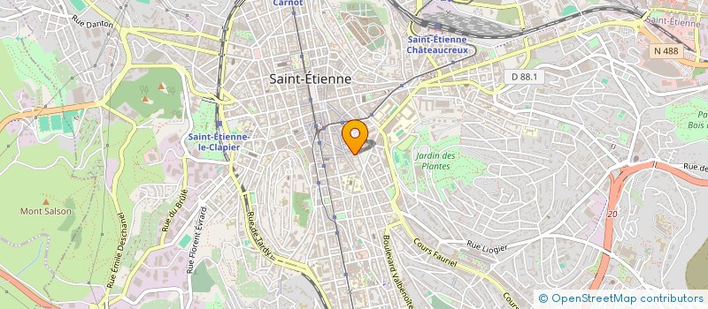 localisation de l'entreprise MONSIEUR THANH NGUYEN à SAINT-ETIENNE