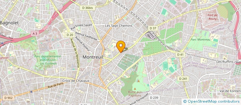 localisation de l'entreprise MONSIEUR THANH NGUYEN à MONTREUIL
