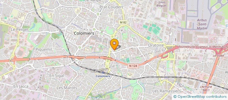 localisation de l'entreprise MONSIEUR THANH PHAM THI à COLOMIERS