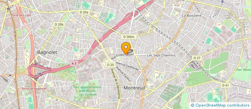 localisation de l'entreprise MONSIEUR THANH PHONG LE à MONTREUIL
