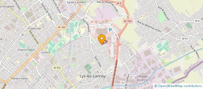 localisation de l'entreprise MONSIEUR THANH PHUOC LE  LYS-LEZ-LANNOY