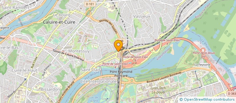 localisation de l'entreprise MONSIEUR THANH TU LE  CALUIRE-ET-CUIRE