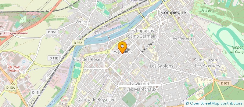 localisation de l'entreprise MONSIEUR THANH TUAN LE  COMPIEGNE