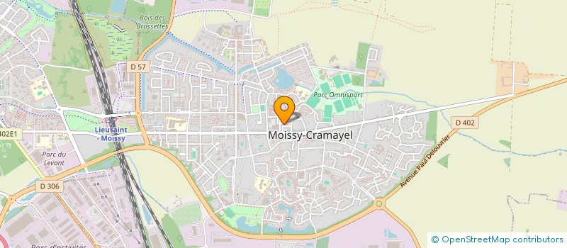 localisation de l'entreprise MONSIEUR THANISIKAN SRIPARAMESWARAN  MOISSY-CRAMAYEL