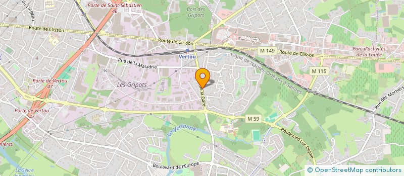 localisation de l'entreprise MONSIEUR THAO MAUBOUCHER  VERTOU