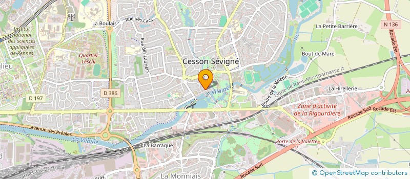 localisation de l'entreprise MONSIEUR THAO QUESNEL--LE BORGNE  CESSON-SEVIGNE