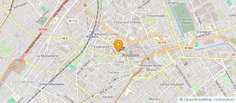 localisation de l'entreprise MONSIEUR THAO SAYAPHOUM à ROUBAIX