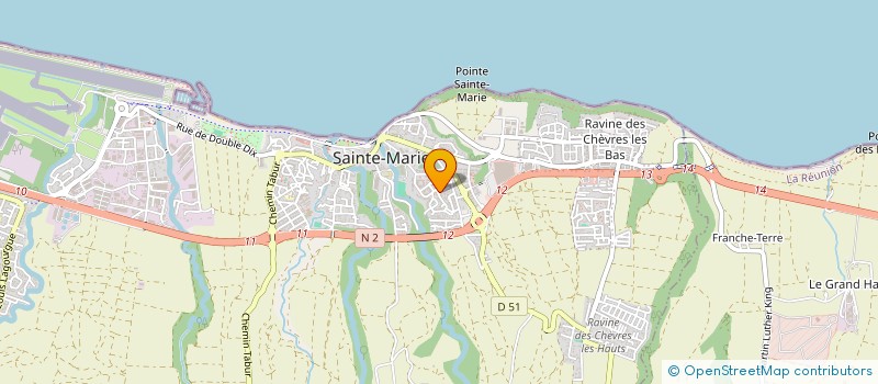 localisation de l'entreprise MONSIEUR THAOUMANI ABDOU  SAINTE-MARIE