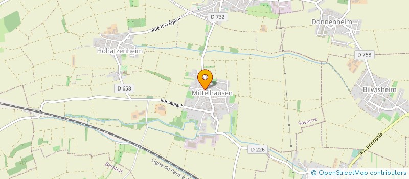 localisation de l'entreprise MONSIEUR THARCISSE SAENGER  WINGERSHEIM LES QUATRE BANS