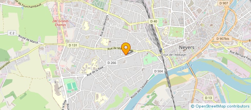 localisation de l'entreprise MONSIEUR THARMAKULASINGAM ACHUTHAN à NEVERS