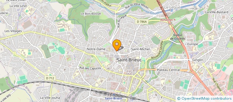 localisation de l'entreprise MONSIEUR THAVAMOORTHY SINNIAH à SAINT-BRIEUC
