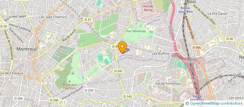 localisation de l'entreprise MONSIEUR THE AN TRUONG à MONTREUIL