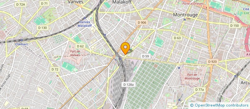 localisation de l'entreprise MONSIEUR THE HONG LINH DO  MONTROUGE