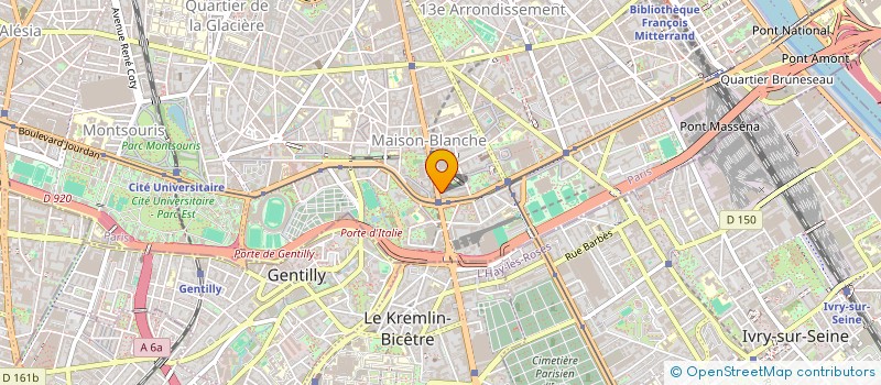 localisation de l'entreprise MONSIEUR THE PHUNG  PARIS